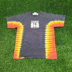 Vintage BBQ Festival Shirt Womens Medium 18x23 Lake-Placid